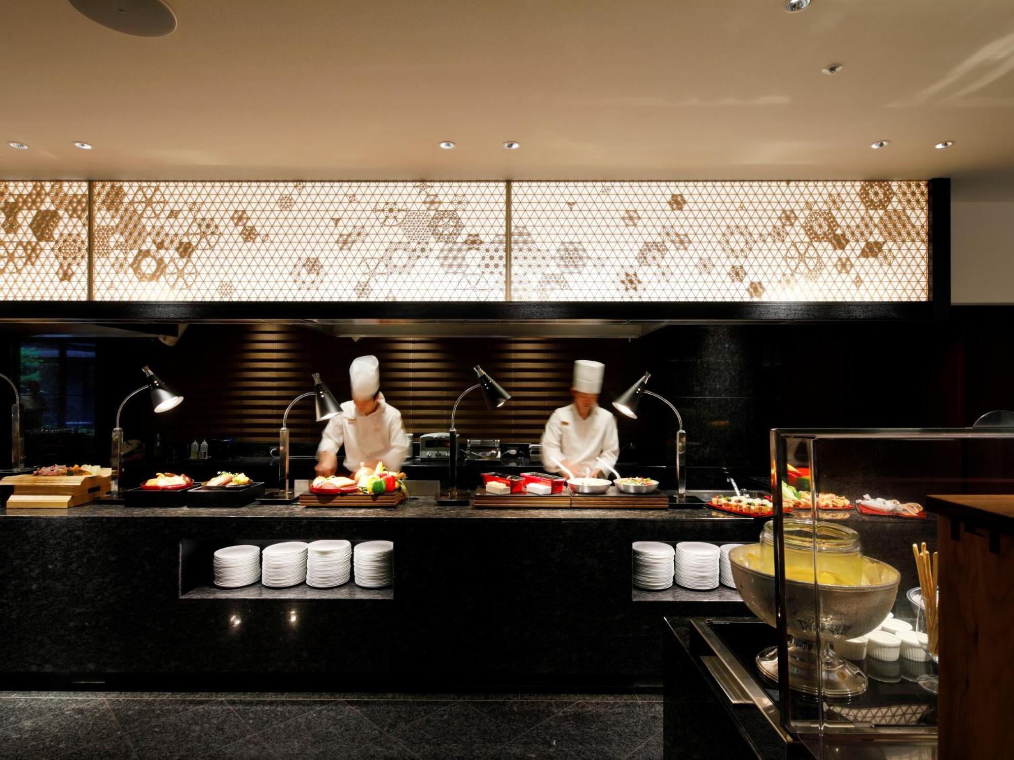 The Hotel Sanraku Kanazawa 21Th December 2022 Open Экстерьер фото Live kitchen at the hotel